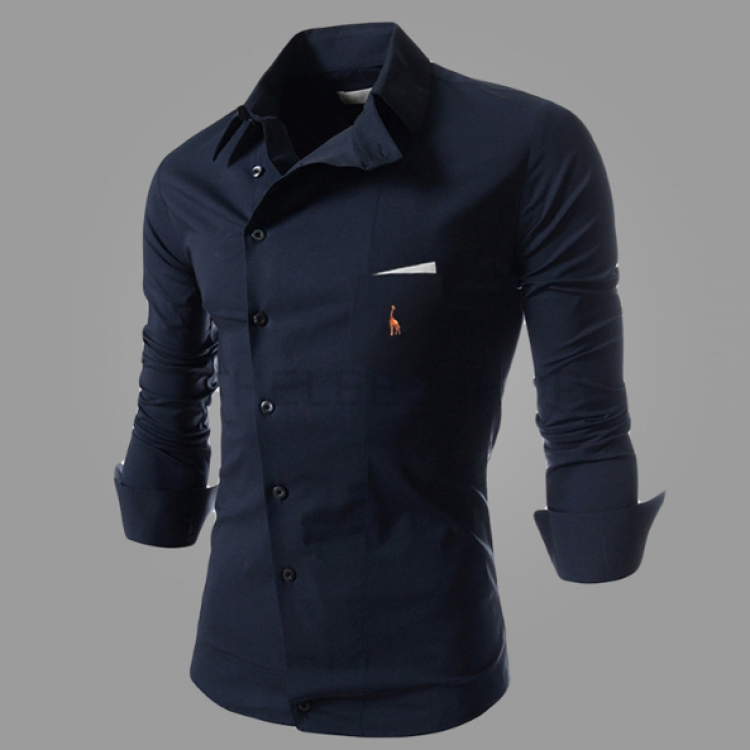 Fitted solid shirt